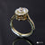 14k Yellow Gold Oval Style Handmade Engagement Ring