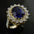 Blue Sappire Diamond Ring