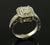 14k White Gold Princess Cut Diamond Engagement Ring