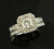 14k White Gold Princess Cut Diamond Engagement Ring