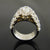 Handmade Marquise Diamond with Diamond Sides