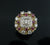 14k Yellow and White Gold Ruby and Diamond Ring