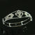 "Fleur-de-lis" 14K White Gold Diamond Bracelet