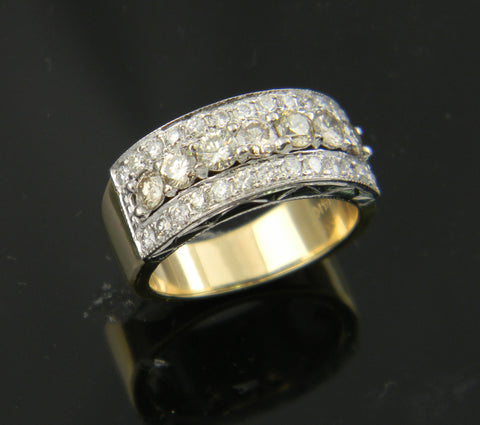 Diamond Anniversary Band Two-Tone