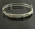 Antique Style Sapphire and Diamond Bangle Bracelet
