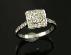 Square Engagement Ring